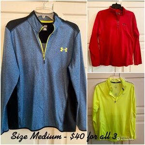 Under Armour Medium Pullover Set - Blue, Red, Yellow